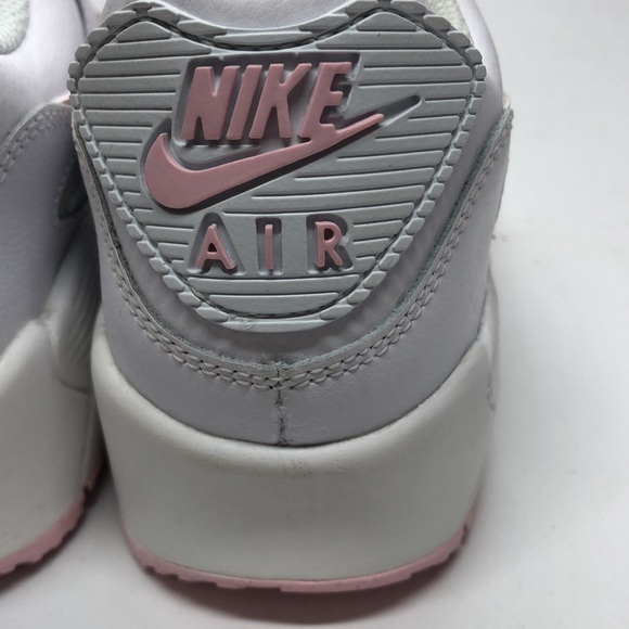 Nike Air Max 90 LTR (GS) Pink/White CD6864-121 USED Tried On Size 5.5Y No Box - Picture 11 of 14